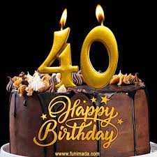 You have 40 reasons to admit to yourself that you are getting older, but i won't make you. Happy 40th Birthday Animated Gifs Download On Funimada Com