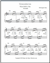 Find your perfect arrangement and access a variety of lyrics begin: Greensleeves Free Sheet Music For Piano Easy But Beautiful