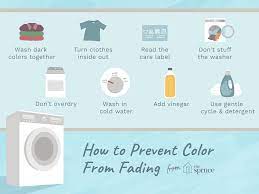 Using hot water can help the dyes in the dark fabrics run. Top Tips To Prevent Colors From Fading