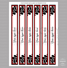 They are a great way to organize so…i wanted to create some printable spice labels to pretty the spice jars up so they. Editable And Printable Small Spine Labels Instant Digital Download