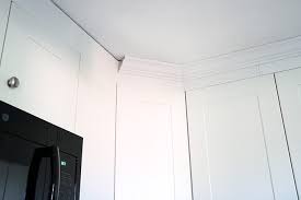 After researching all my options, i chose ikea's sektion (kitchen cabinet) line because of the many before securing the cabinets to the wall, we had to build a base for them to sit on. How To Add Crown Molding To Kitchen Cabinets Abby Lawson