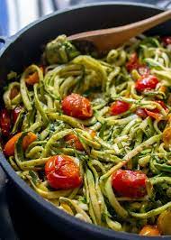 Vegan Zucchini Noodles With Pesto Vegan Gf Recipe Vegan Zucchini Recipes Zucchini Noodle Recipes Vegan Healthy Noodle Recipes