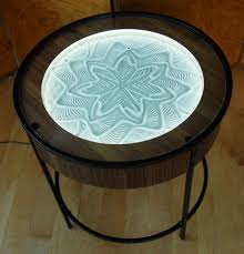 Sisyphis Kinetic Art Table A Marble Creates Designs In The Sand As You Watch In 2020 Art Table Kinetic Sand Table Drawing Table