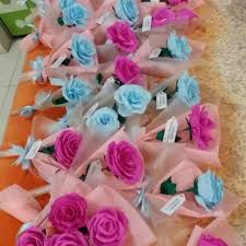 Langkah membuat bunga sakura dari kertas. Bunga Kertas Krep Bunga Wisuda Bunga Crepe Bunga Palsu Bunga Kertas Bunga Artifisial Shopee Indonesia