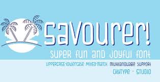 One is formal script writing, which is very similar to cursive writing. Savourer Font