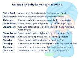 Everyone wants to name their baby a name that represents their region along with a beautiful meaning. What Are Some Unique And Modern Sikh Baby Names Quora