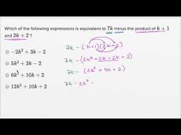 Found worksheet you are looking for? Operations With Polynomials Harder Example Video Khan Academy
