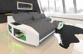 19 weiß graues sofa neu lqaffcom. Ecksofa Swing In Leder Led Beleuchtung Und Viele Weitere Optionen