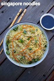 Singapore Noodles Recipe Veg Singapore Noodles Singapore Mei Fun Recipe Vermicelli Recipes Singapore Noodles Noodle Recipes