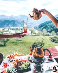 Orzo With Mushrooms Scallions And Parmesan New Ideas Turkish Breakfast Turkish Tea Good Morning Coffee