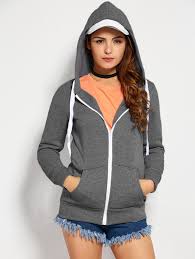 Black And Red Zip Up Hoodie Drawstring Zip Up Hoodie With Pocket Black Deep Gray Jacinth Lake Blue Light Gray Purplish Blue Red Ad Pocket Hoodies Fashion Hoodie Sweatshirts Outfit