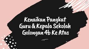 Luas lahan, dan jumlah rombel : Kenaikan Pangkat Bagi Guru Dan Kepala Sekolah Golongan 4b Ke Atas