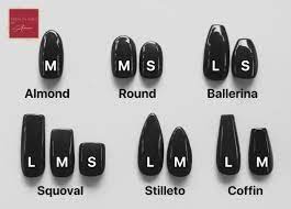 Press On Nails Shapes Sizes Press On Nails Nail Shapes Squoval Acrylic Nail Shapes