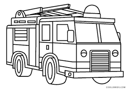 There is also one that shows a dalmatian dog on top of a fire engine. Free Printable Fire Truck Coloring Pages For Kids