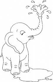 Baby Elephant Coloring Page Royalty Free Baby Elephant Coloring Page Stock Vector Art More Images Of 2015 Animales Animados Para Colorear Elefantes Para Colorear Dibujo De Elefante