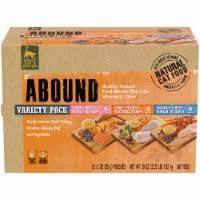 Maybe you would like to learn more about one of these? Abound Adult Cat Kitten Natural Wet Cat Food Pouches Variety Pack 12 Ct 3 Oz Baker S
