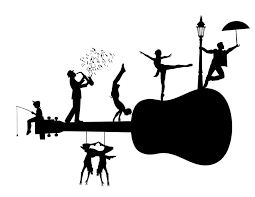 Saxophone player silhouette vectors (582). Guitar Ballet Jazz Saxophone Saxophonist Entertainment Music Expression Silhouette Singing In The Rain Performer Pikist