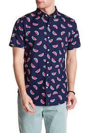 Bonobos Riviera Short Sleeve Slim Fit Print Shirt Nordstrom Rack