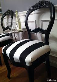 Black And White Striped Vanity Chair Black And White Striped Side Chairs Shabby Furniture Furniture Inspiration Furniture