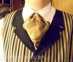 Steam Ingenious How To Make A Victorian Cravat Or Ascot Tie Updated And Improved Tutorial Fashion Ascot Shooting Clothing