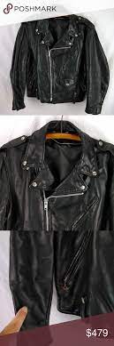 Vtg Schott Perfecto 125 Leather Jacket Size 44 Leather Jacket Clothes Design Jackets
