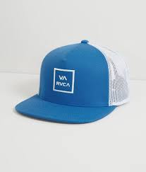 Check spelling or type a new query. Rvca Va All The Way Trucker Hat Men S Hats In Light Blue Buckle