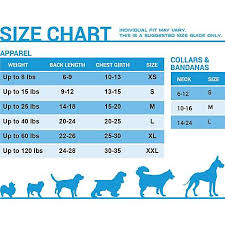 Size Chart Pets First Dog Weight Wide Open Pets
