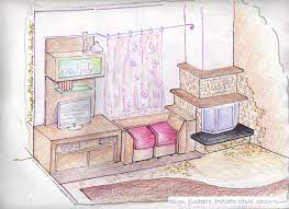 Pin By Giuseppe Pietro Ostuni On Disegni Arredi Su Misura Perspective Drawing Drawings Interior