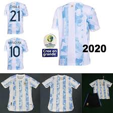 Grab the latest argentina copa américa dls kits 2021. 2021 2021 Argentina Home Soccer Jersey Messi Dybala Di Maria Aguero Higuain 20 21 Copa America Away Football Shirt From Xieyaojin 12 69 Dhgate Com