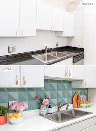 diy budget backsplash idea for the