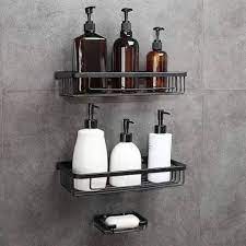 This 2 Minute Post Shower Cleaning Routine Will Keep It Feeling Fresh Shower Organization Bathroom Shower Organization Shower Storage