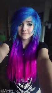 Blue Purple Pink Galaxy Ombre Scene Hair Scene Hair