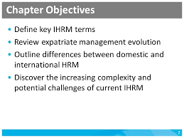 The changing shape of human resource management. International Human Resource Management Managing People In A Multinational Context Ppt Download
