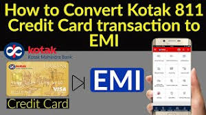 You can easily pay the amount without any hassle by following a simple process. How To Convert Credit Card Payment To Emi In Kotak