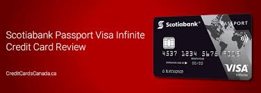 You cannot use the passport card. Scotiabank Passport Visa Infinite Credit Card Review Creditcardscanada Ca