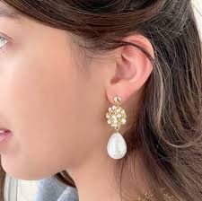 Long Bridal Earrings 2024