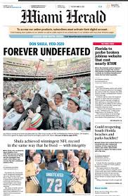 ❯ le soleil de la floride ethnic newspaper. Armando Salguero On Twitter Miami Herald Front Page