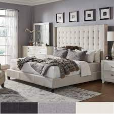 Our Best Bedroom Furniture Deals Bedding Master Bedroom Tufted Headboard Bedroom Simple Bedroom