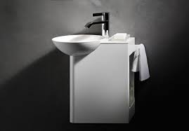 small sink with cabinet by alape  insert