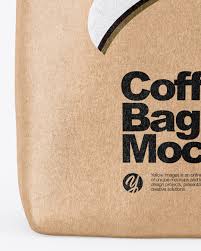 Download Kraft Bag Mockup In Bag Sack Mockups On Yellow Images Object Mockups PSD Mockup Templates