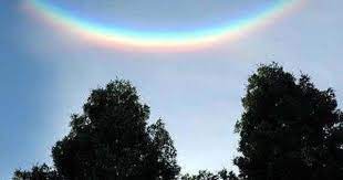Circumzenithal Arc Phenomena Clouds Beautiful Rainbow