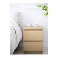 malm 2 drawer chest white stained oak veneer 15 3 4x21 5 8 ikea mesillas de noche pequenas malm mesa de noche flotante