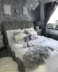 Totally Glam Decor On Instagram This Bedroom Is So Dreamy Follow Totallyglamdecor Use Mimysglam Glam Bedroom Decor Silver Bedroom Bedroom Design