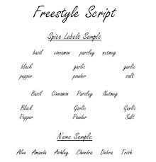 Freestyle Script Vinyl Paper Unique Items Products Vinyl Crafts