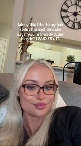 Blonde Hair Transformation With Filter