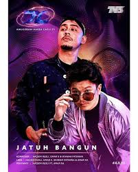 Haqiem Rusli Ft Aman Ra Jatuh Bangun Ajl33 2018 Lagu Juara Poster