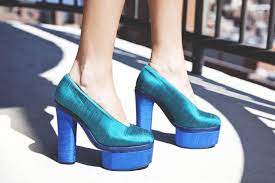 Mixed Bag Of Nuts Man Repeller Acne Shoes Blue Satin Shoes Satin Shoes
