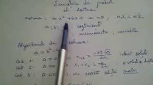 Formula discriminantului (delta δ ). Functia De Gradul Al 2 Lea Algoritmul De Calcul A Ecuatiei De Gradul 2 Videomeditatii