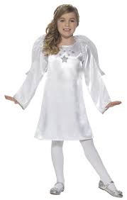 Girls White Angel Fancy Dress Outfit Christmas Nativity Play Inspiration Angel Fancy Dress Costume Angel Fancy Dress Christmas Fancy Dress Costumes