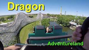 Dragon Roller Coaster On Ride Hd Gopro Pov Adventureland Des Moines Iowa Roller Coaster Des Moines Des Moines Iowa